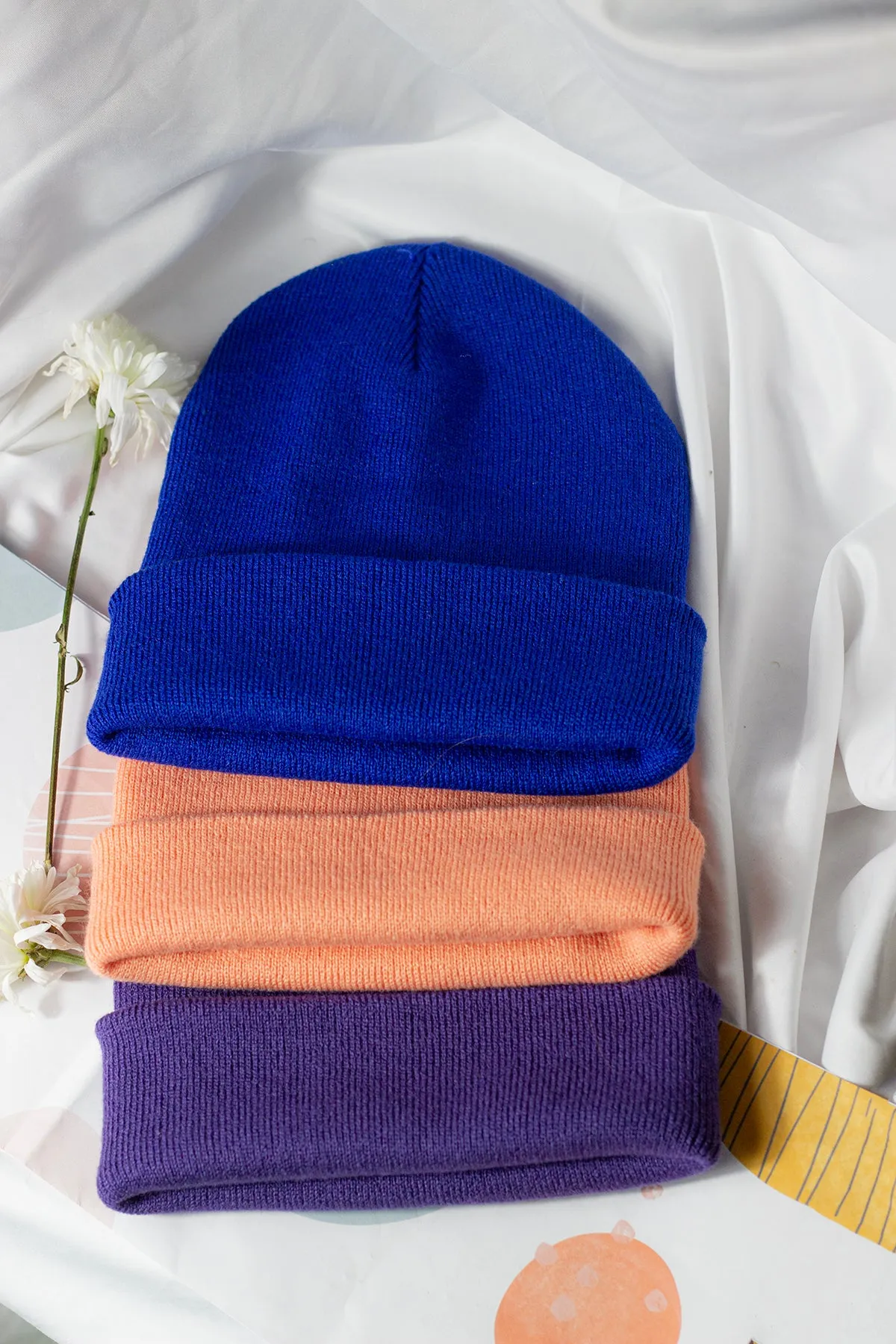 Deep Purple Beanie Hat
