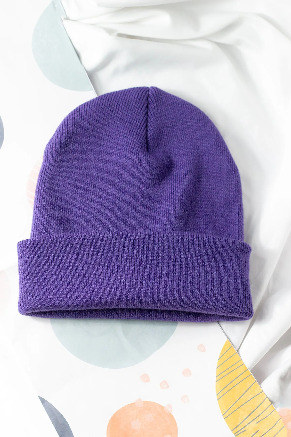 Deep Purple Beanie Hat