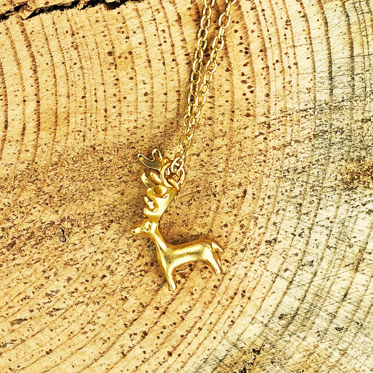 Deer Charm Necklace