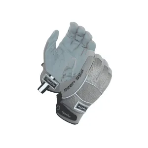 Deerskin Glove – Deerskin Glove – Premium Gray Deer Suede Mechanic Glove with Knit Back and Adjustable Cuff
