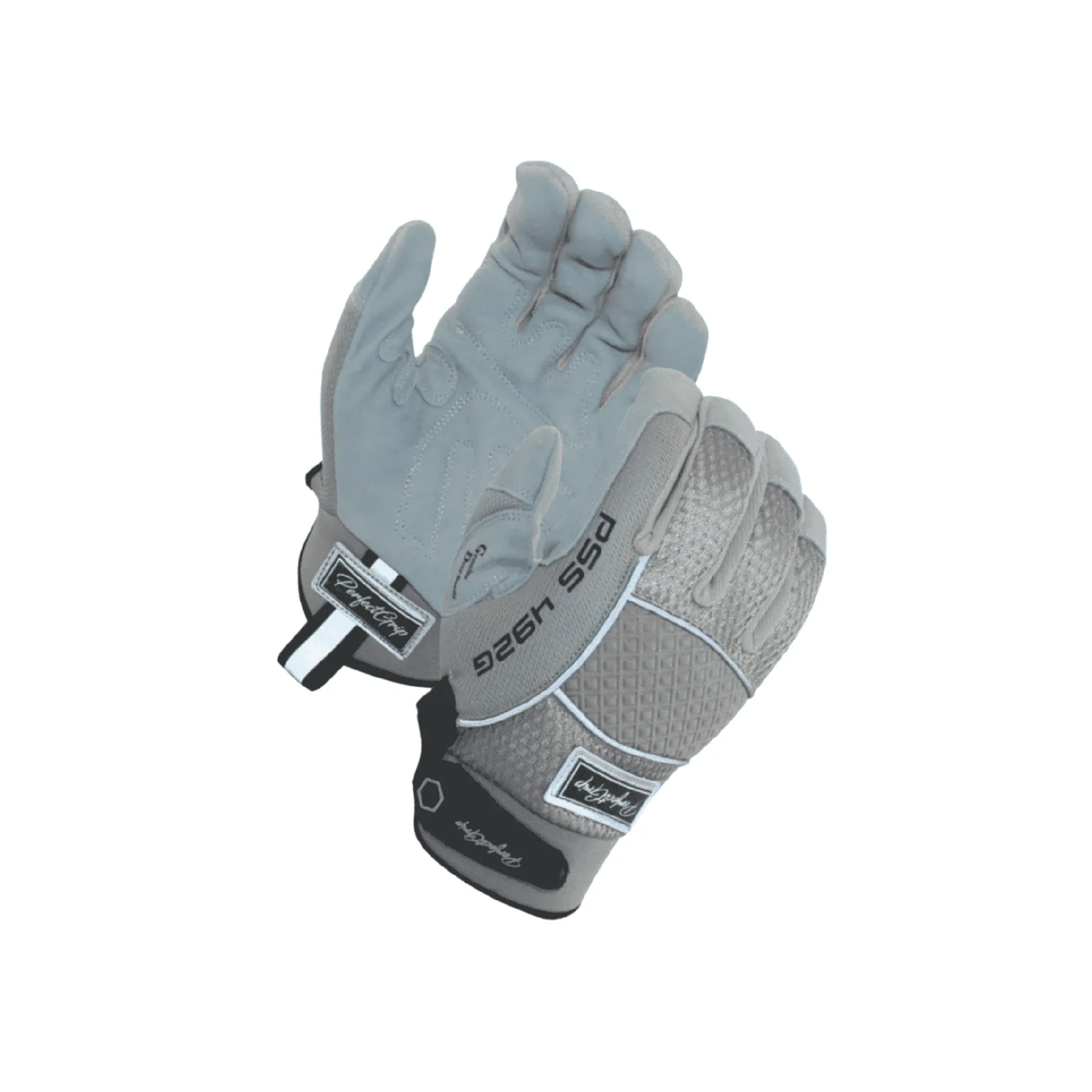 Deerskin Glove – Deerskin Glove – Premium Gray Deer Suede Mechanic Glove with Knit Back and Adjustable Cuff