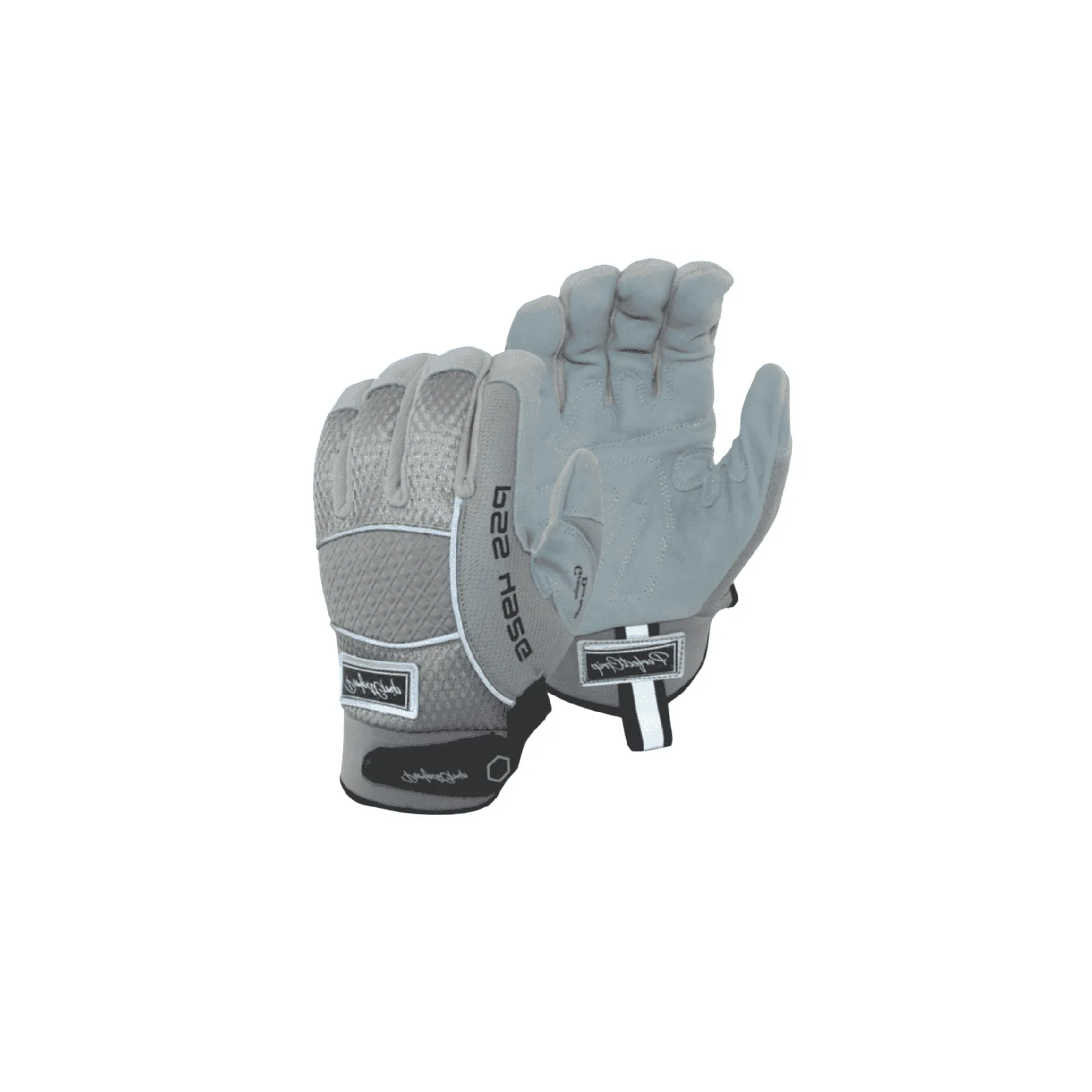 Deerskin Glove – Deerskin Glove – Premium Gray Deer Suede Mechanic Glove with Knit Back and Adjustable Cuff