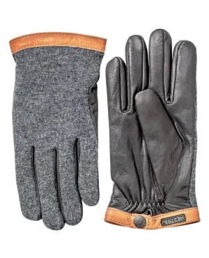 Deerskin Wool Tricot Charcoal Black