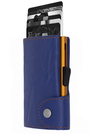 Denim Orange Single Wallet