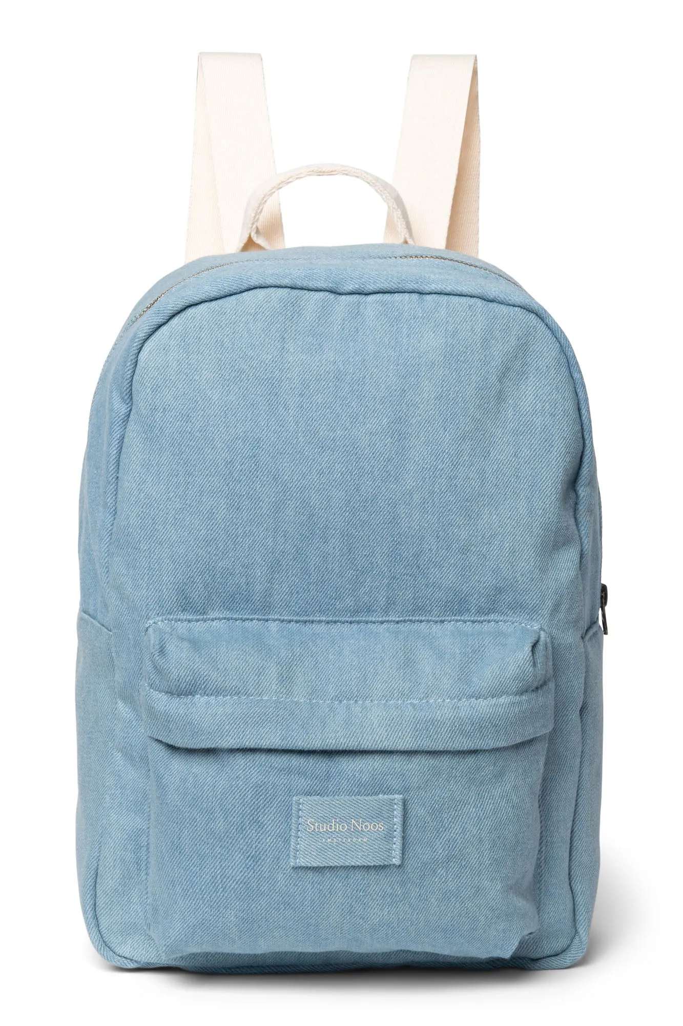 Denim Solid MIDI-Rucksack mit Fronttasche
