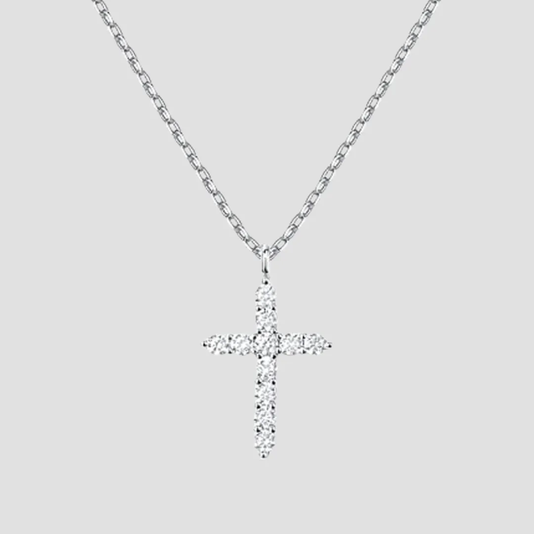 Devotia™ - 14K Gold Plated Cross Necklace
