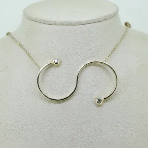 Diamond Abstract Necklace