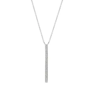 DIAMOND BAR NECKLACE 14K GOLD (0.25 CTW) 3