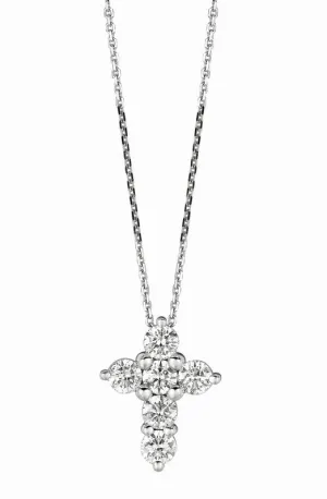 DIAMOND CROSS NECKLACE 14K GOLD (1.5 CTW)