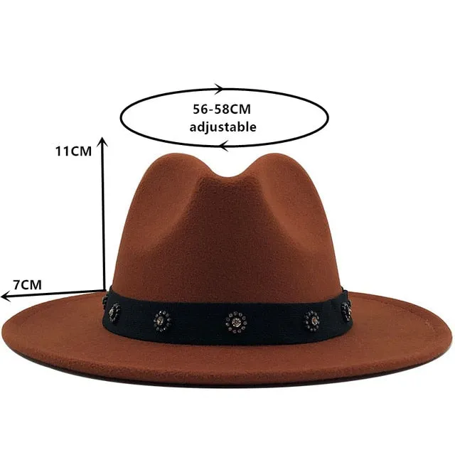 Diamond Decoration Fedora
