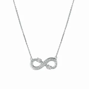 DIAMOND INFINITY NECKLACE 14K GOLD (0.5 CTW)