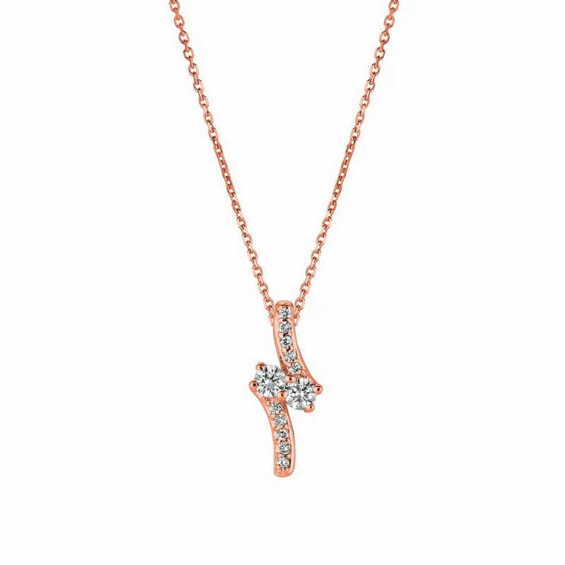 DIAMOND NECKLACE 14K GOLD (0.4 CTW) 3