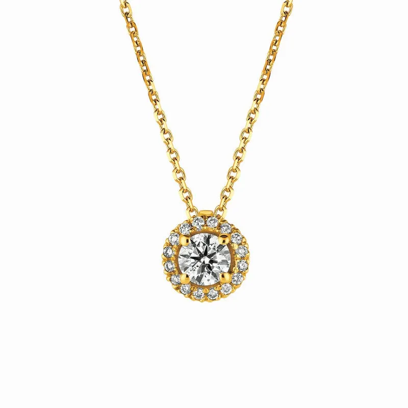 DIAMOND NECKLACE 14K GOLD (0.4 CTW) 4
