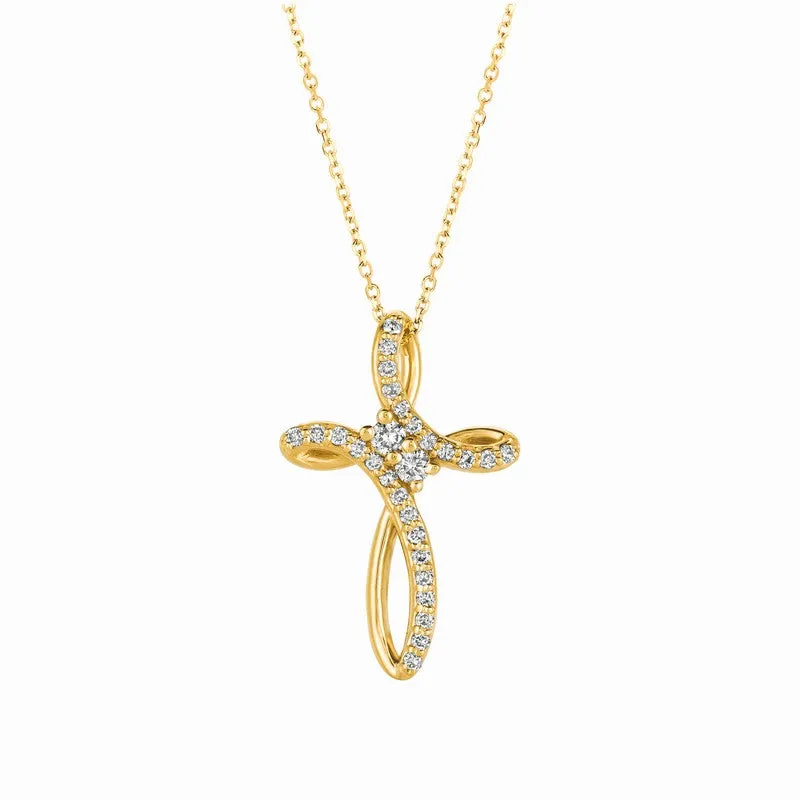 DIAMOND NECKLACE 14K GOLD (0.52 CTW)