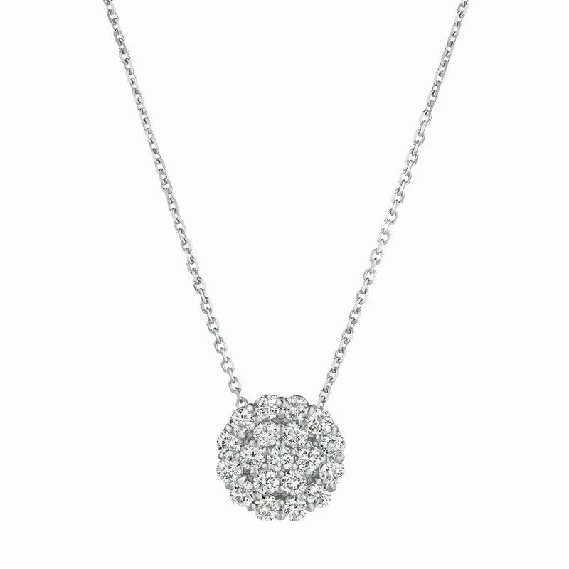 DIAMOND NECKLACE 14K GOLD (0.75 CTW) 1