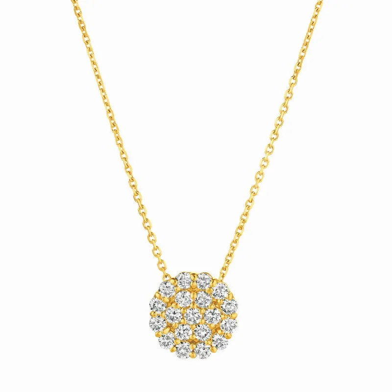DIAMOND NECKLACE 14K GOLD (0.75 CTW) 1