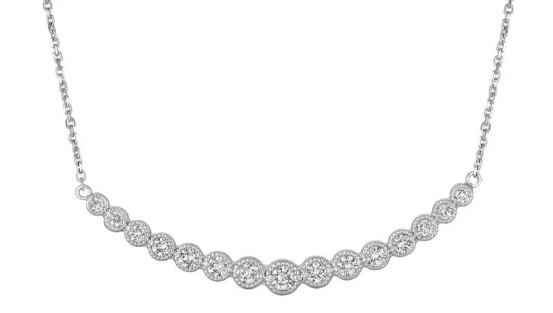 DIAMOND NECKLACE 14K GOLD (1 CTW) 5