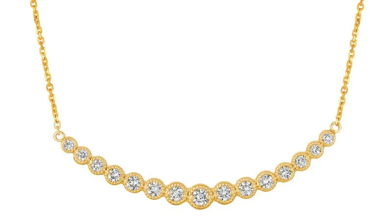 DIAMOND NECKLACE 14K GOLD (1 CTW) 5