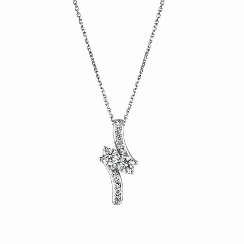 DIAMOND NECKLACE 14K GOLD (1.01 CTW) 3