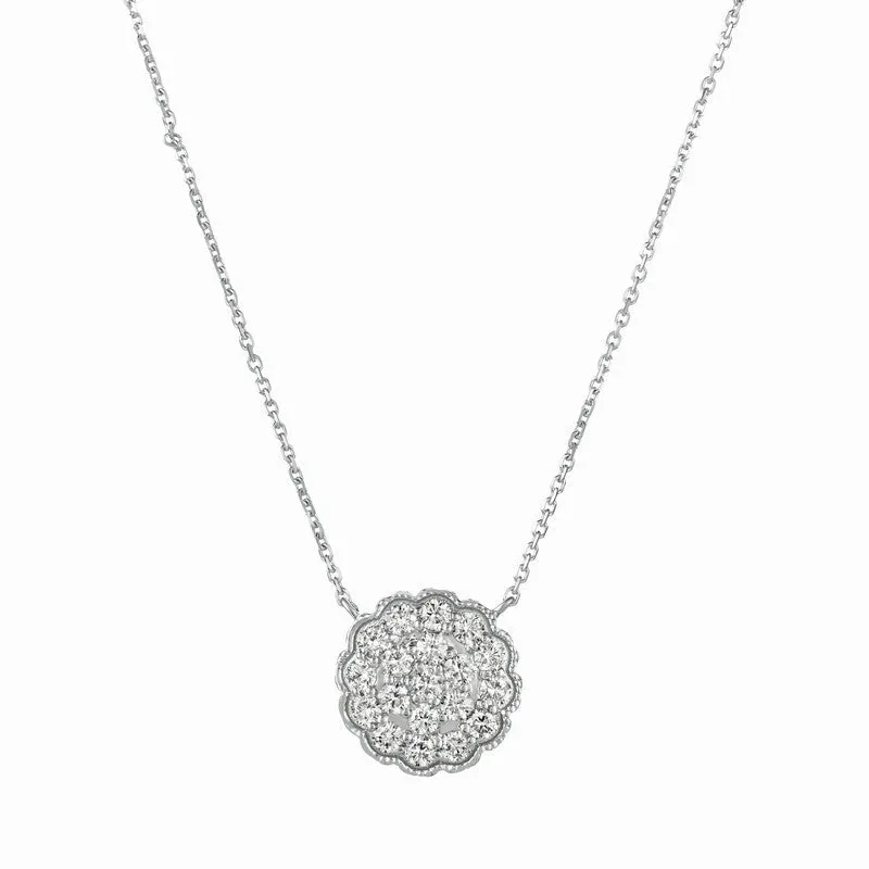 DIAMOND NECKLACE 14K GOLD (1.08 CTW)