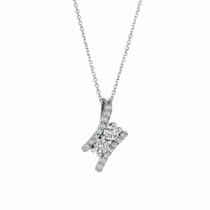DIAMOND NECKLACE 14K GOLD (1.09 CTW) 2