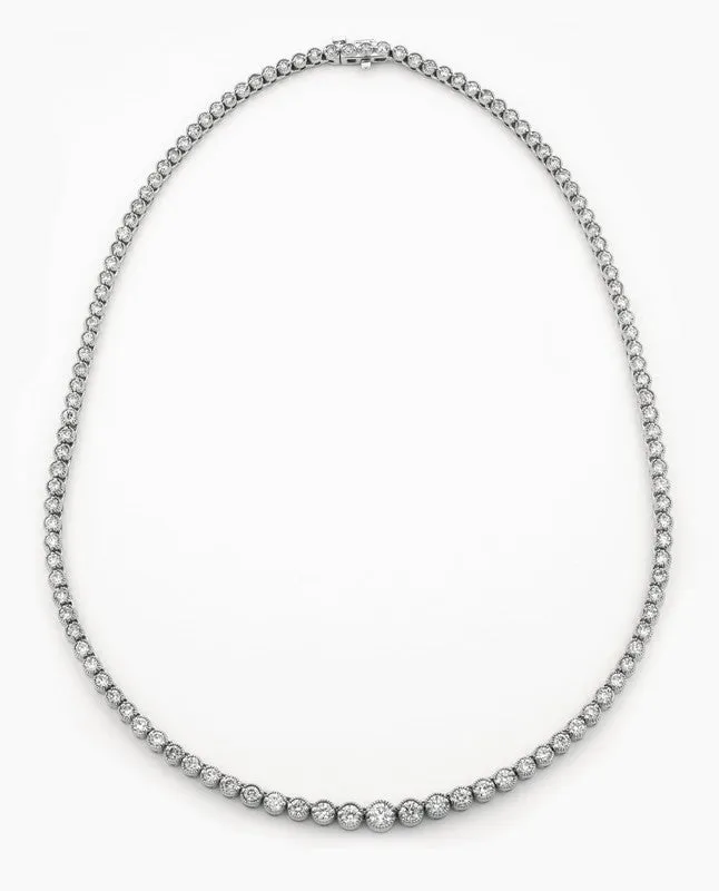 DIAMOND NECKLACE 14K GOLD (7.05 CTW)