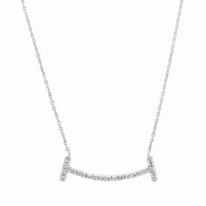 DIAMOND T NECKLACE 14K GOLD (0.25 CTW)