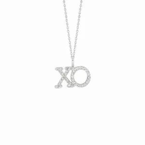 DIAMOND XO NECKLACE 14K GOLD (0.19 CTW)