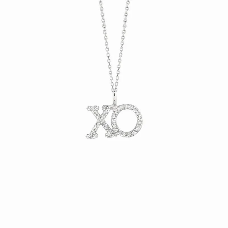 DIAMOND XO NECKLACE 14K GOLD (0.19 CTW)