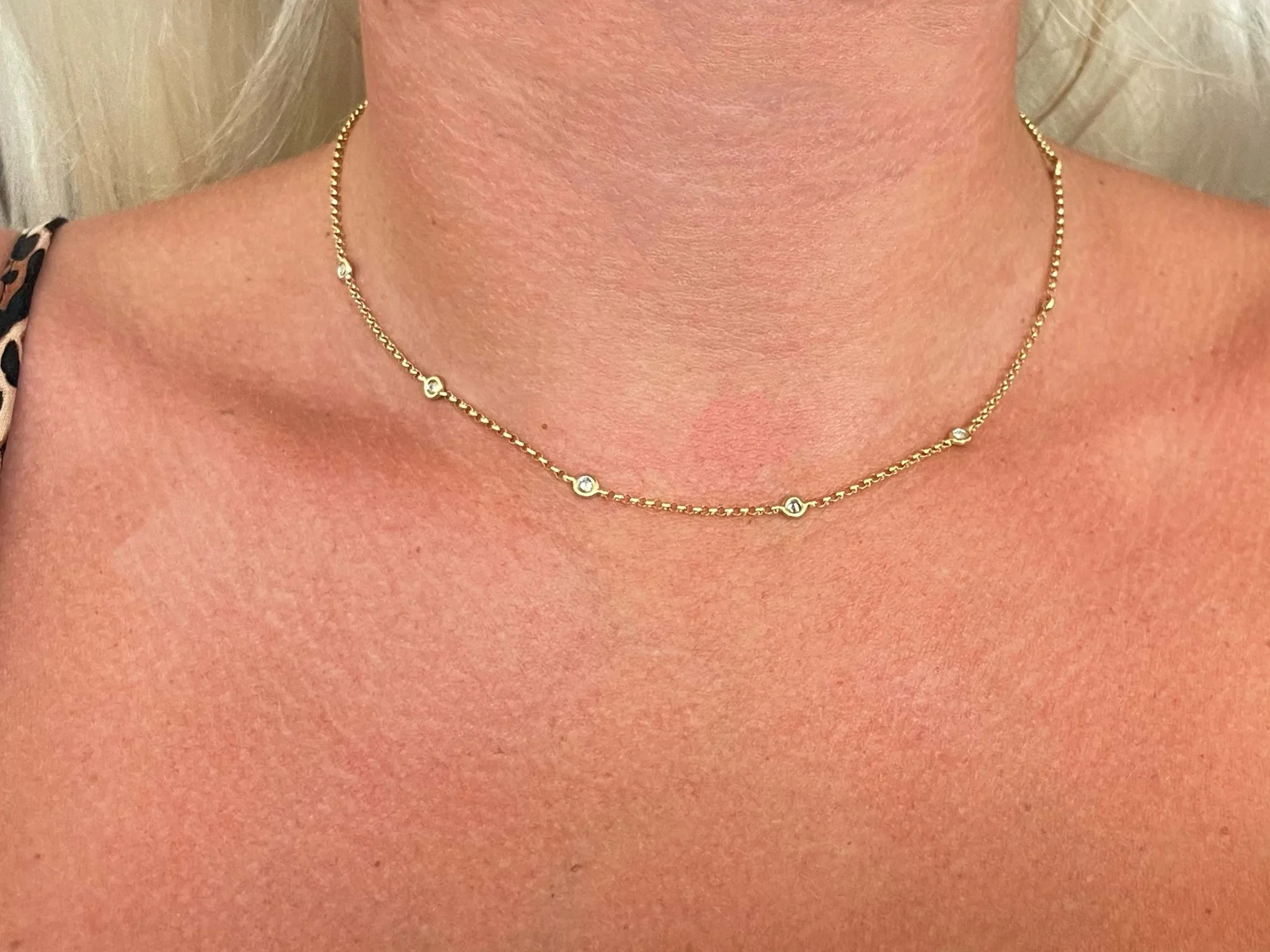 Diamonds by the Yard Necklace in 18k Yellow Gold