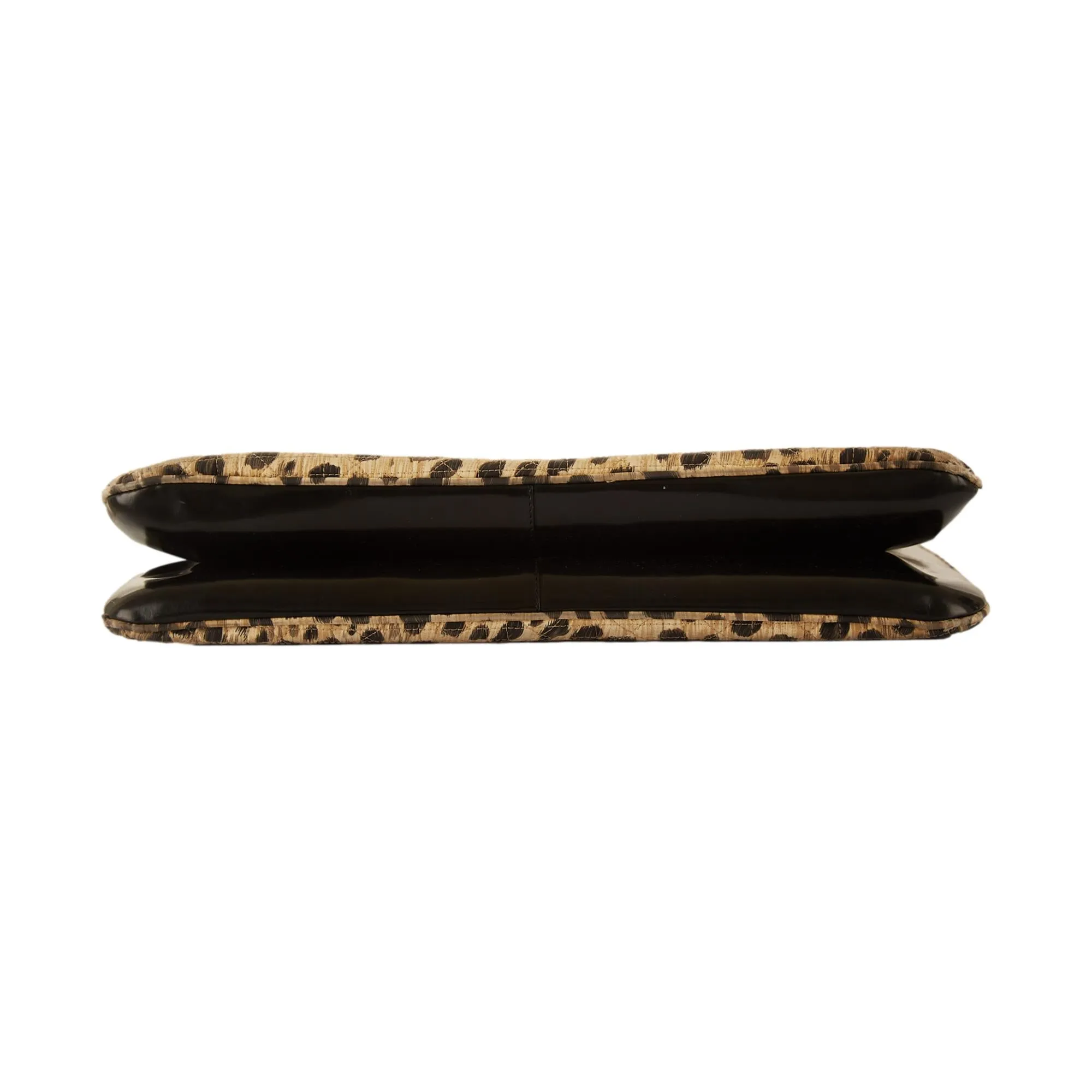 Dior Leopard Print Cannage Shoulder Bag