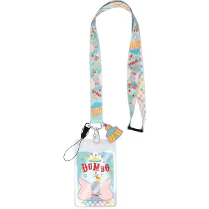 Disney Dumbo Lanyard with Card Holder and Soft Touch Dangle