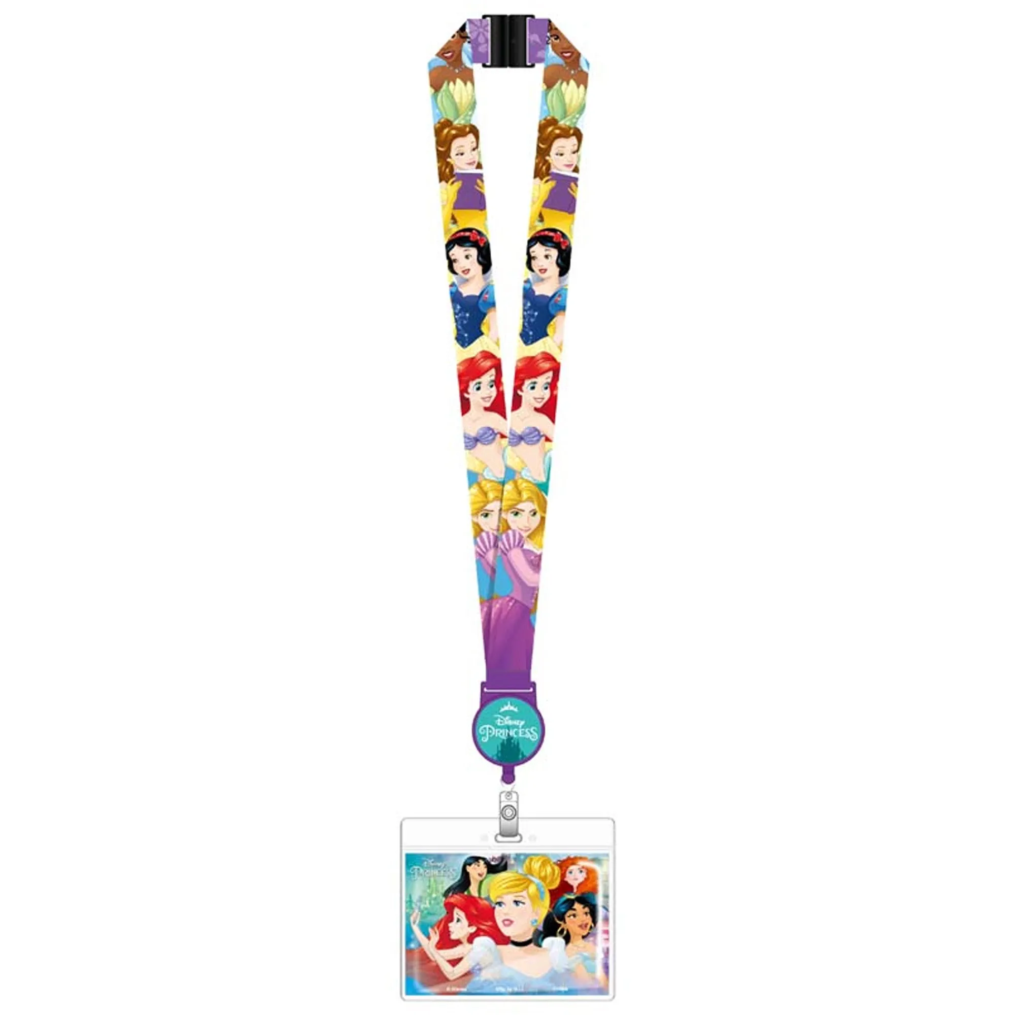 Disney Princess Lanyard with Retractable Card Holder