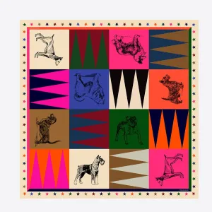 Dog Print Scarf