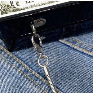 Dollar Pattern Box  Clutch Bag
