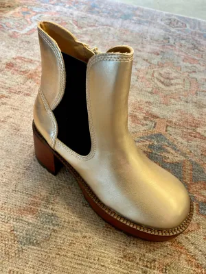 Dorothy Metallic Platform Chelsea Boots