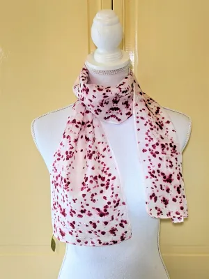 Dot to Do / Red Eco Print Scarf