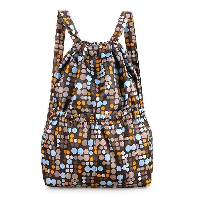 Drawstring Pocket Summer Simple Large Capacity Backpacks