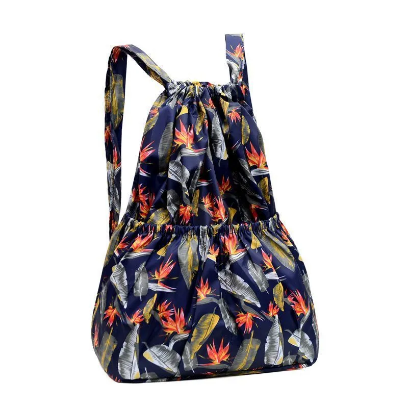 Drawstring Pocket Summer Simple Large Capacity Backpacks