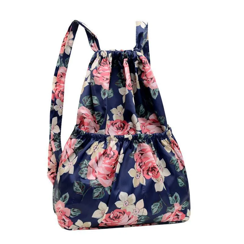 Drawstring Pocket Summer Simple Large Capacity Backpacks