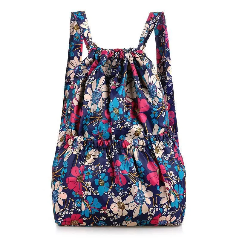 Drawstring Pocket Summer Simple Large Capacity Backpacks