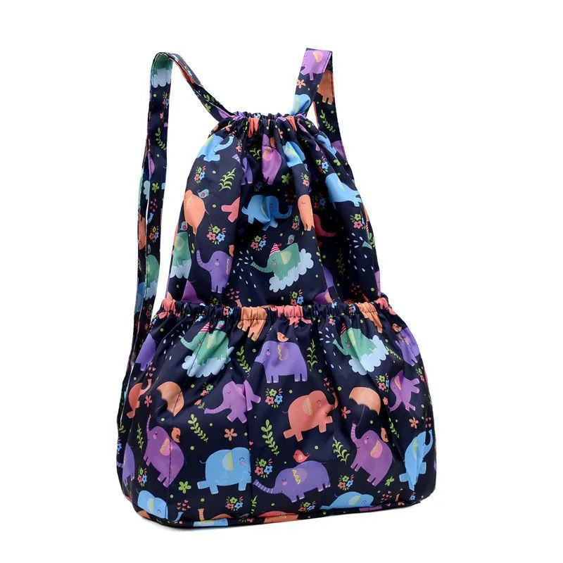 Drawstring Pocket Summer Simple Large Capacity Backpacks