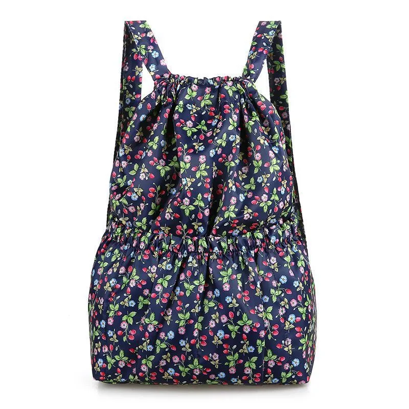 Drawstring Pocket Summer Simple Large Capacity Backpacks