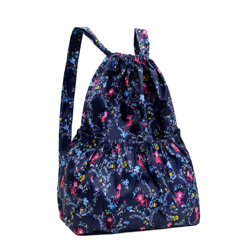 Drawstring Pocket Summer Simple Large Capacity Backpacks
