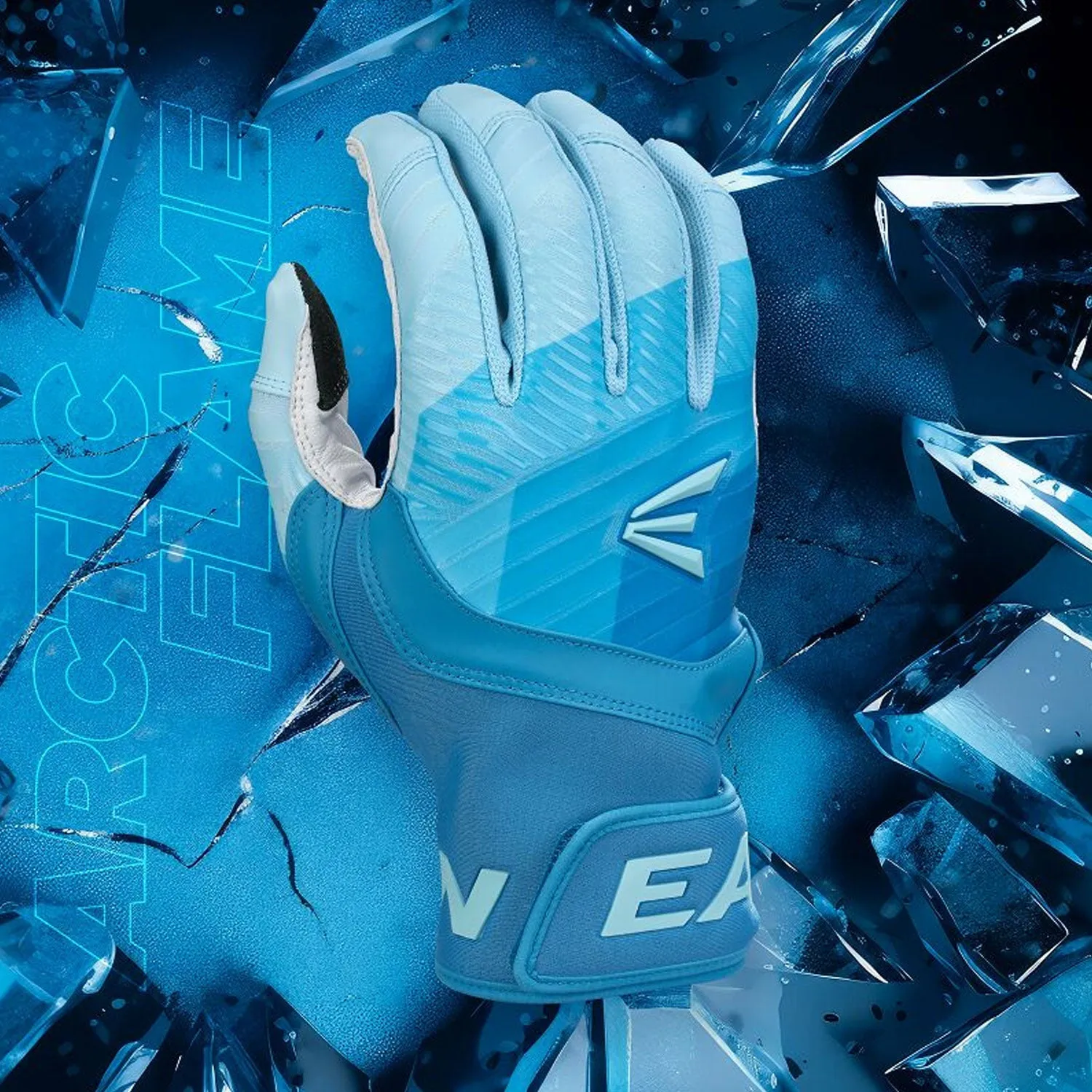 EASTON WALK-OFF ETHOS BATTING GLOVES ADULT ARCTIC FLAME