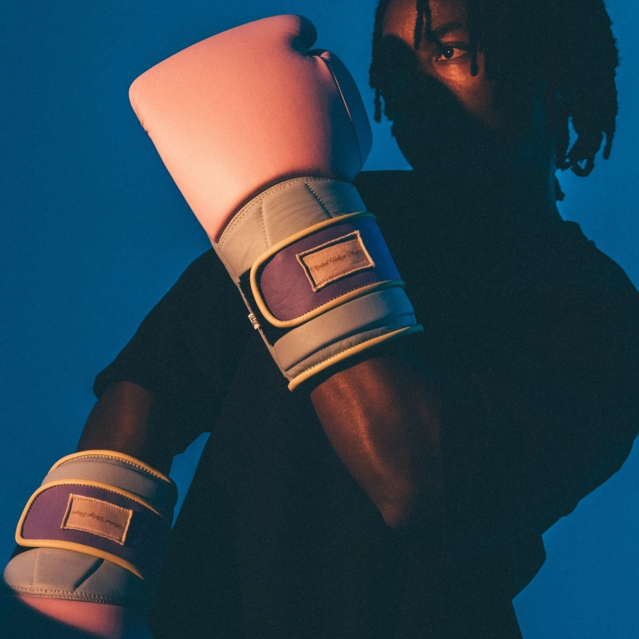 Elite Pastel Leather Boxing Gloves - Pink