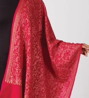 Embroidered Paisley Shawl