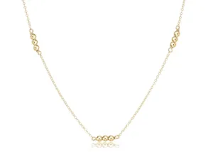 ENewton 15" Choker Joy Simplicity Chain Gold - 3mm Gold