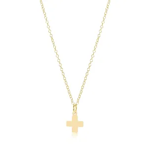 ENewton 16" Necklace Gold - Signature Cross Gold Charm