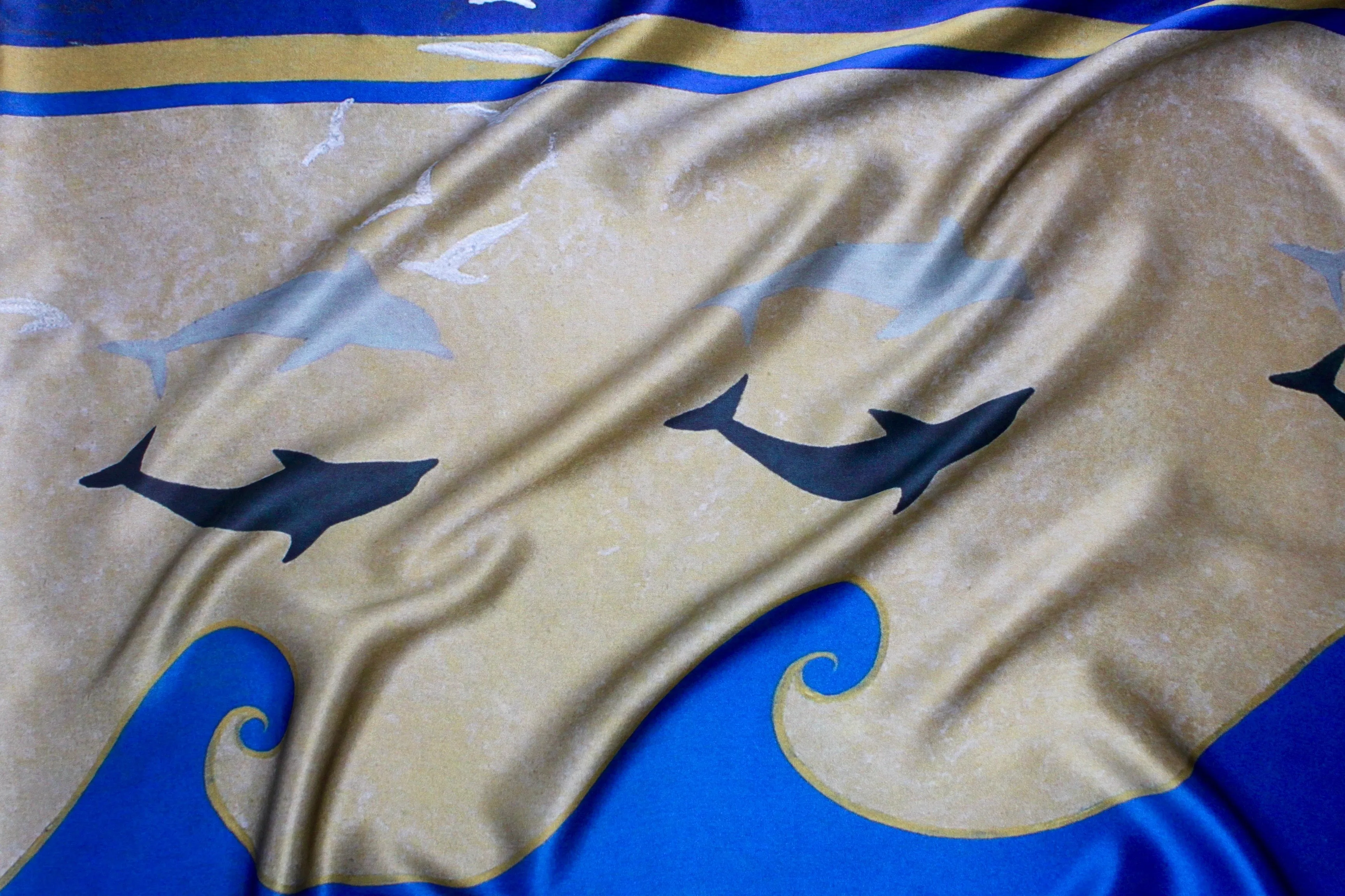 Etruscan Italian Silk Satin 70 x 180 cm